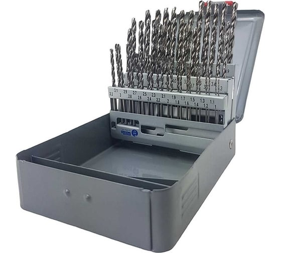 Изображение товара Набор сверл Серия L 50 шт (1-5.9 мм, HSS M2) Partner 304050