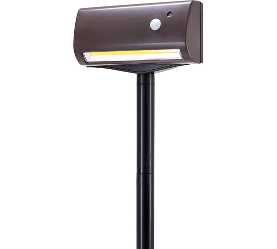 Изображение товара Садовый фонарь ЧУДЕСНЫЙ САД 110 cob-диод 100лм 6000k, 2 режима, датчик освещенности/движения, пластик, на 4xaa 4606400633860