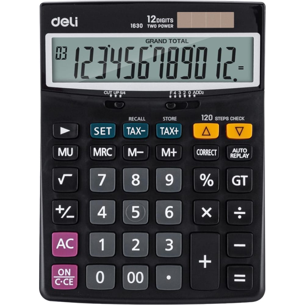 Настольный полноразмерный калькулятор DELI полноразмерный настольный калькулятор attache