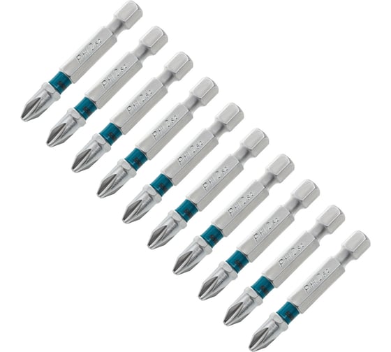 Изображение товара Набор бит РН2х50, сталь S2, 10шт GROSS 11335