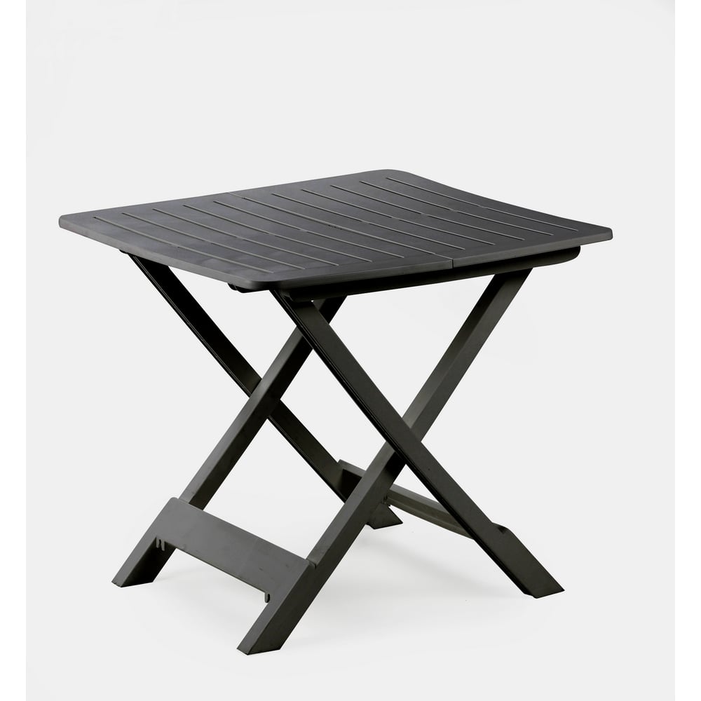 Изображение товара Складной стол IPAE-PROGARDEN TEVERE антрацит для дачи и сада легкий и водонепроницаемый