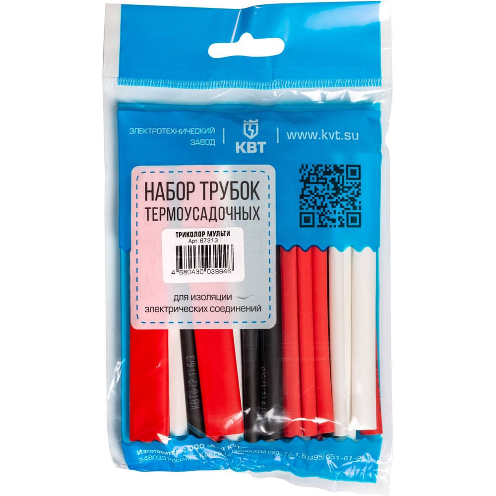 Изображение товара Набор Триколор Мульти КВТ 87313 для соединений и изоляции 30 шт