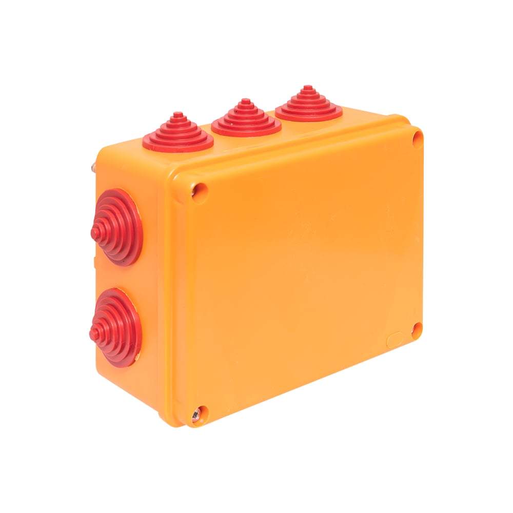 Огнестойкая коробка EKF 190x140x70мм IP55, 3 двойных клеммника 1,5-10 мм2 plc-kmrf-190-6-10
