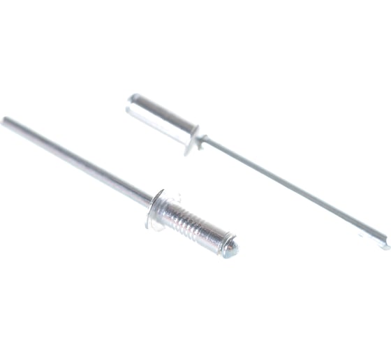 Изображение товара Вытяжная заклепка Bralo алюминий/сталь 4,0х10 стандартный бортик 500шт 01010004010