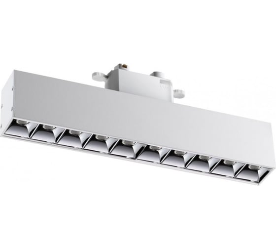 Изображение товара Трековый однофазный трехжильный светодиодный светильник NOVOTECH LED 1 358858