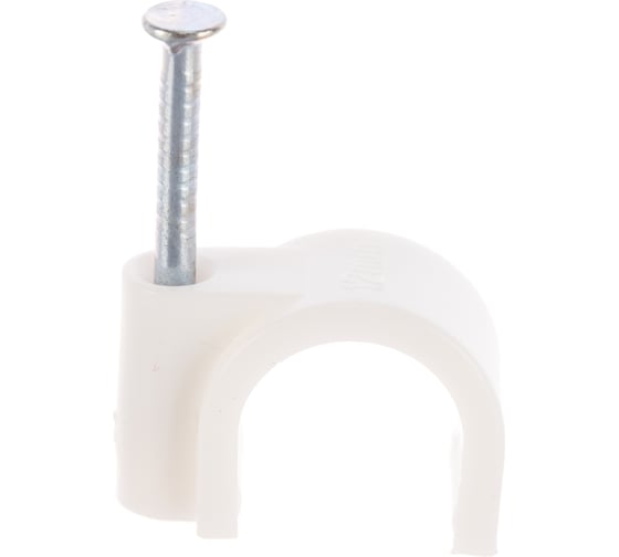 Изображение товара Крепежная скоба Navigator круглая d12 с гвоздем NCR-12-50 50 шт. 71072