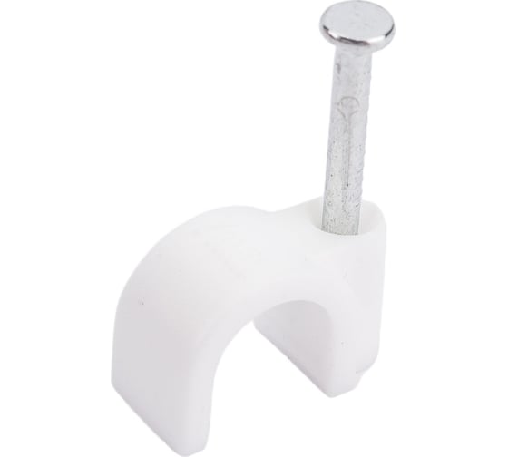 Изображение товара Крепежная скоба Navigator круглая d7 с гвоздем NCR-07-50, 50 шт. 71068