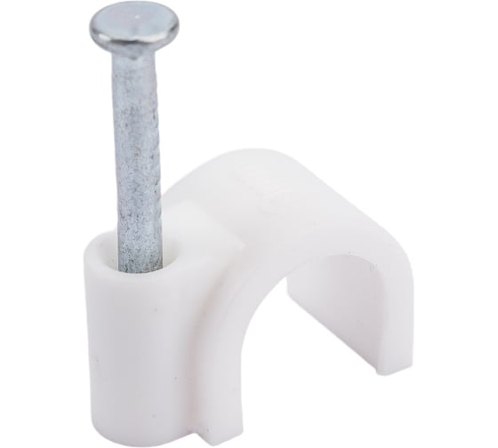 Изображение товара Крепежная скоба Navigator круглая d8 с гвоздем NCR-08-50 50 шт. 71069