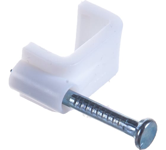 Изображение товара Крепежная скоба Navigator прямая d12 с гвоздем NCS-12-50, 50 шт. 71086