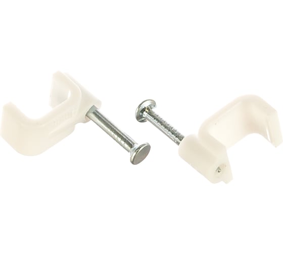 Изображение товара Крепежная скоба Navigator прямая d9 с гвоздем NCS-09-50 50 шт. 71084