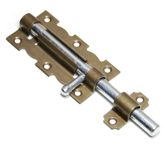 Изображение товара Дверная задвижка STARFIX 110 мм, бронзовый металлик SMP-94245-1