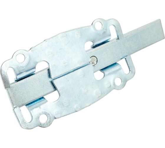 Изображение товара Дверная задвижка STARFIX плоская, 100 мм, белый цинк SMP-67647-1