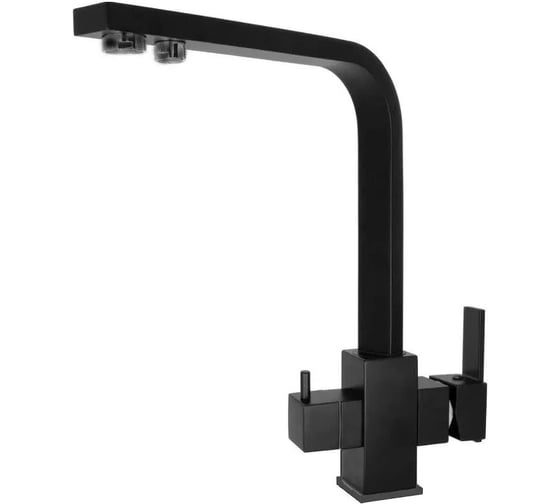 Изображение товара Смеситель для кухни Haiba HB76803-7, черный 00304609