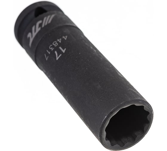 Изображение товара Головка торцевая 1/2” 17 12-ти гранная ударная тонкостенная L=82мм JTC 448317