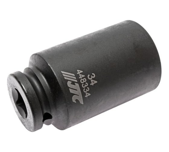 Изображение товара Головка торцевая 1/2” 34 12-ти гранная ударная тонкостенная L=82мм JTC 448334