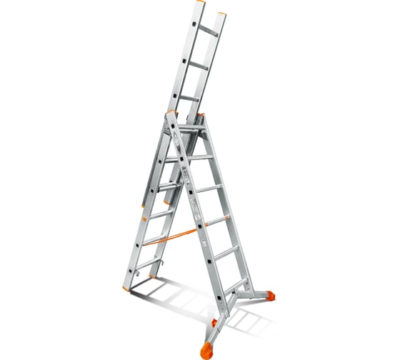 Изображение товара Трехсекционная лестница Эйфель Ювелир 3х6