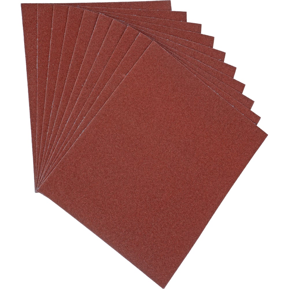 Изображение товара Шлифлист на тканевой основе, P 80, 230 х 280 мм, 10 шт., водостойкий MATRIX 75641