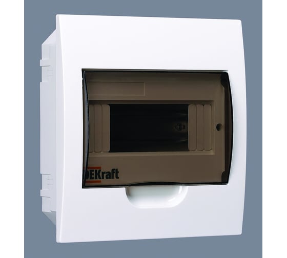 Изображение товара Корпус встраиваемый пластиковый ЩРВ-П, 8 мод., IP41 Dekraft 31003DEK