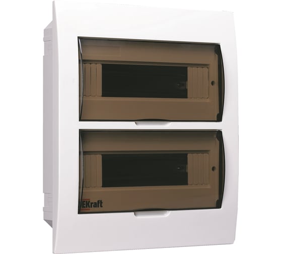 Изображение товара Корпус DEKraft ЩРВ-П-24 31006DEK встраиваемый модульный пластиковый 24мод. IP41 1113497