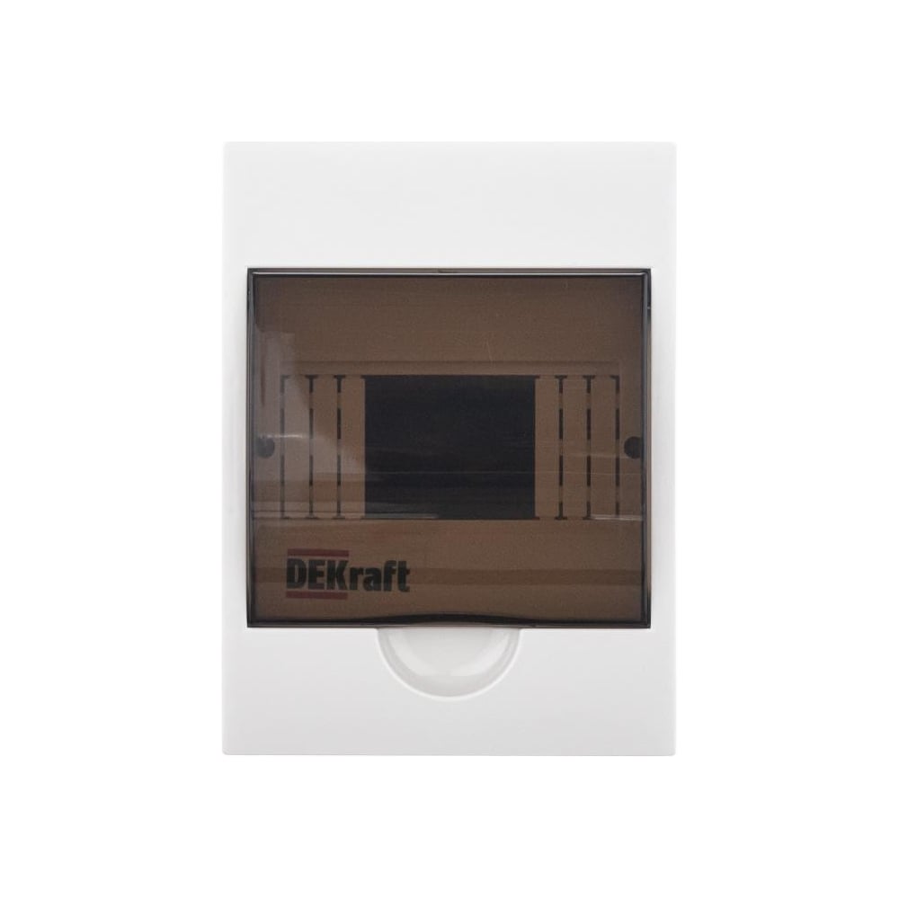 Изображение товара Корпус DEKraft ЩРН-П-6 31009DEK навесной пластиковый IP41 6 модулей