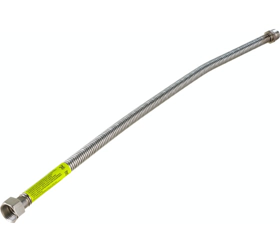 Изображение товара Сильфонная подводка для газа Overcon 1/2", 60 см, в/н ИС.100686 00-00000003