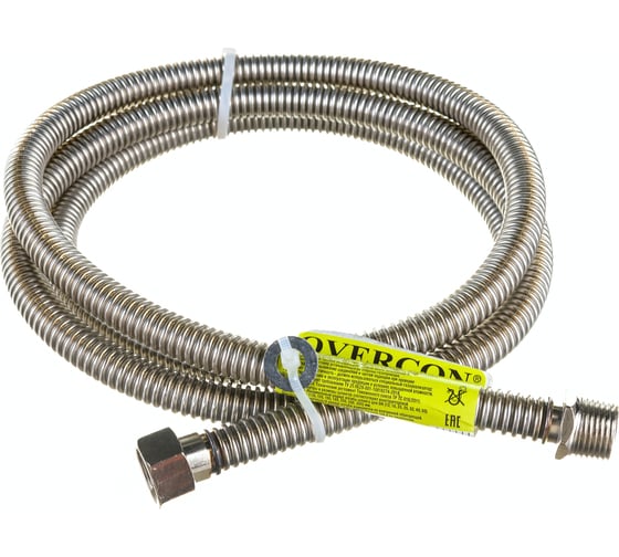 Изображение товара Сильфонная подводка для газа Overcon 1/2", 200 см, в/н ИС.100692 00000000481