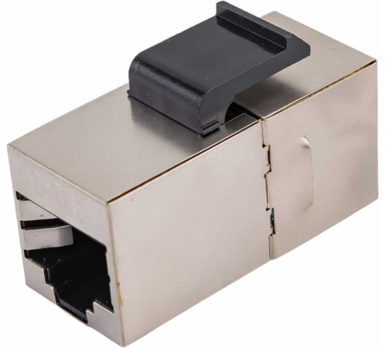 Изображение товара Проходной экранированный адаптер формата Keystone Cabeus RJ45-RJ45 (8p8c), категория 6, CA-KJ-8p8c-C6-SH