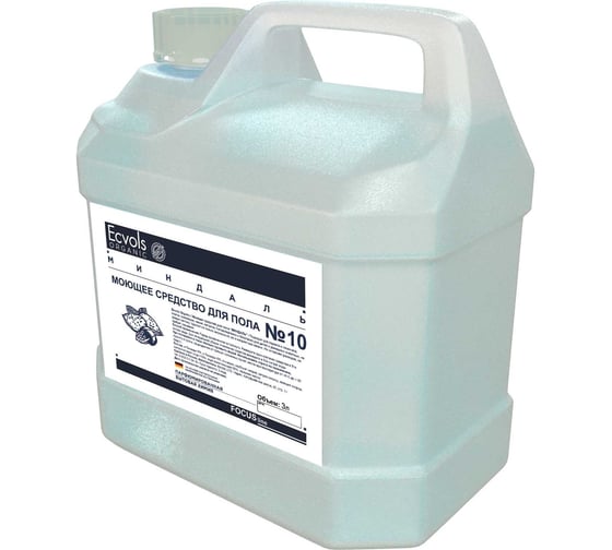Изображение товара Средство гипоаллергенное для мытья пола Ecvols №10 с эфирными маслами (миндаль), 3 л 00.10fl3000