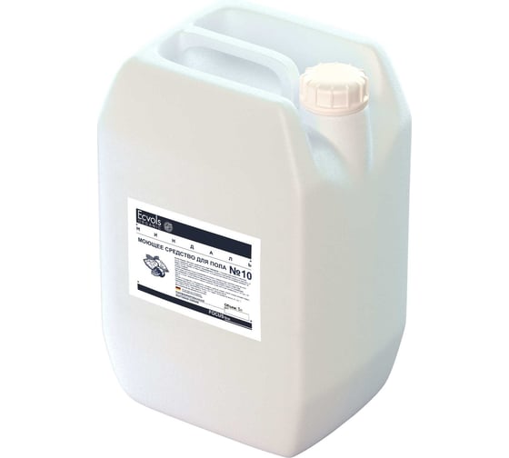Изображение товара Средство гипоаллергенное для мытья пола Ecvols №10 с эфирными маслами (миндаль), 5 л 00.10fl5000