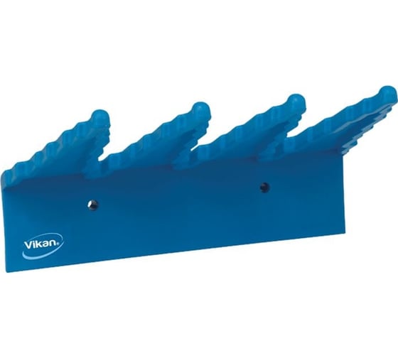 Изображение товара Настенный держатель для инвентаря Vikan 240 мм, синий цвет 06153