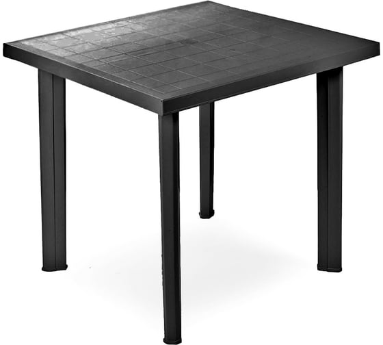 Изображение товара Стол IPAE-PROGARDEN FIOCCO 80х75 см, антрацит 60860