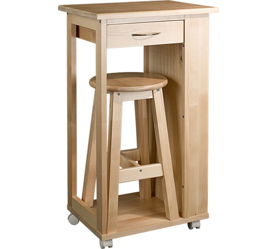 Изображение товара Тумба с табуретом Мебелик лак 8480