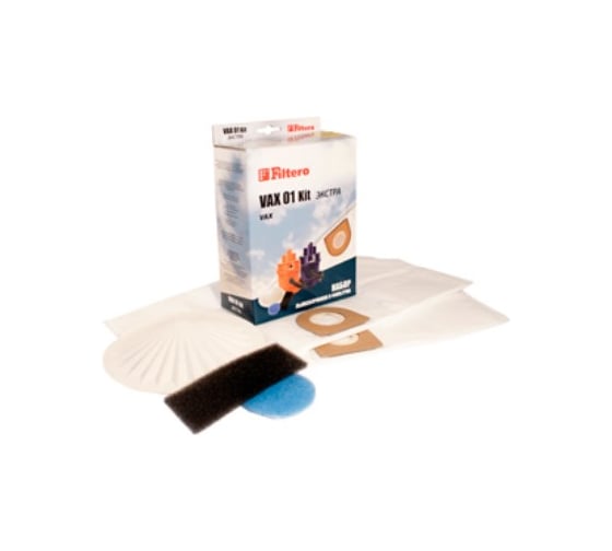 Изображение товара Набор пылесборников и фильтров FILTERO VAX 01 Kit (5 предметов) 05695