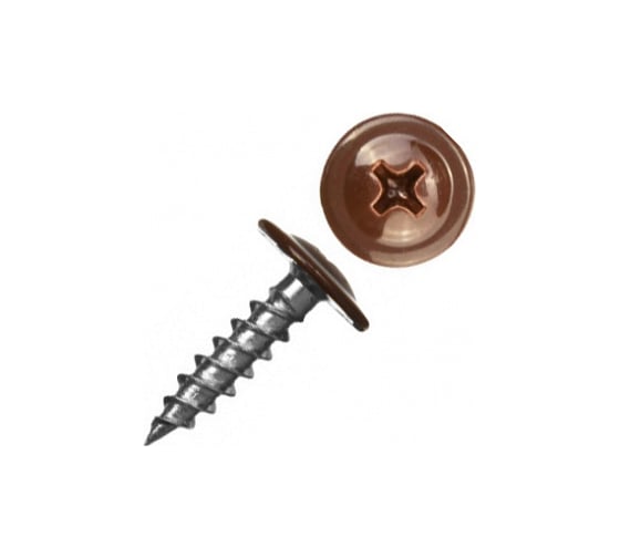 Изображение товара Саморез Tech-Krep KP ШСММ 4.2x16 мм, темно-коричневый RAL 8017, 1000 шт. 133678