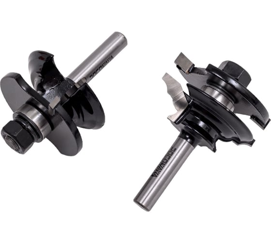 Изображение товара Набор комбинированных рамочных фрез серия 3501 d8хh24хd46 мм РОСОМАХА 813510