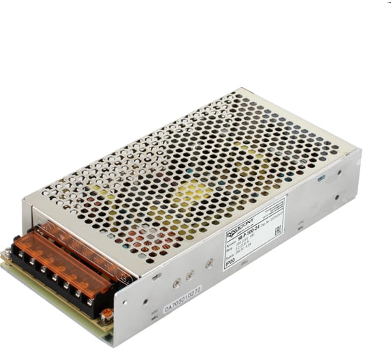 Изображение товара Блок питания INNOCONT -10 +50С, IP20, вход: 220VAC, 1.2А, выход: 100W, 24VDC, 4.5A, типы защиты: КЗ, перегрузка, перенапряжение SB-P-100-24