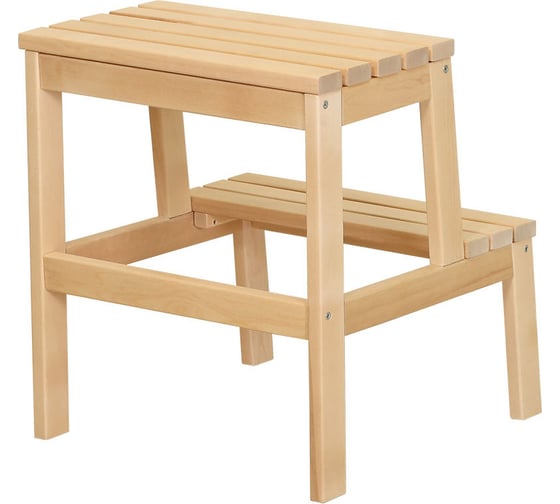 Изображение товара Лесенка-стремянка Мебелик лак 8431