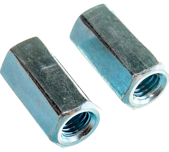 Изображение товара Удлиняющая гайка КРЕП-КОМП цинк DIN6334 м8х25 100шт гу8ф