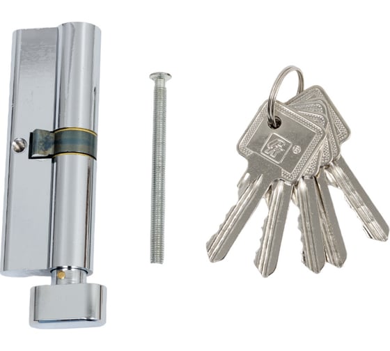 Изображение товара Цилиндр с вертушкой СК 90 мм, хром СК 5190 RF