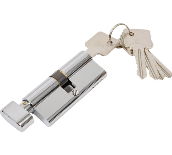 Изображение товара Цилиндр с вертушкой СК 70 мм, хром СК 5170 RF