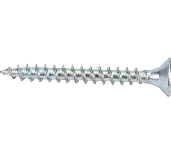 Изображение товара Саморез по дереву КРЕП-КОМП белый цинк POZY 4х35 800шт бд435ф