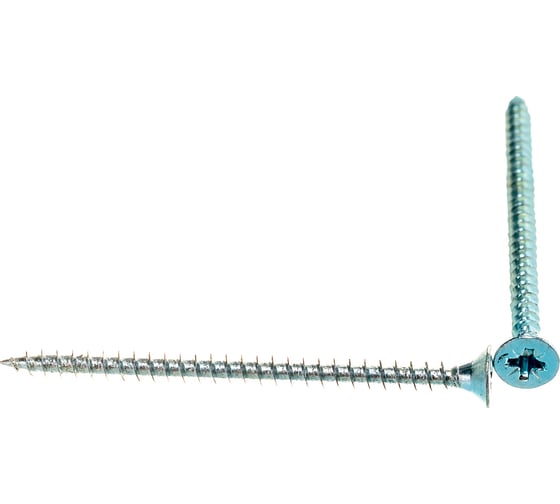 Изображение товара Саморез по дереву КРЕП-КОМП белый цинк POZY 4х60 300шт бд460ф