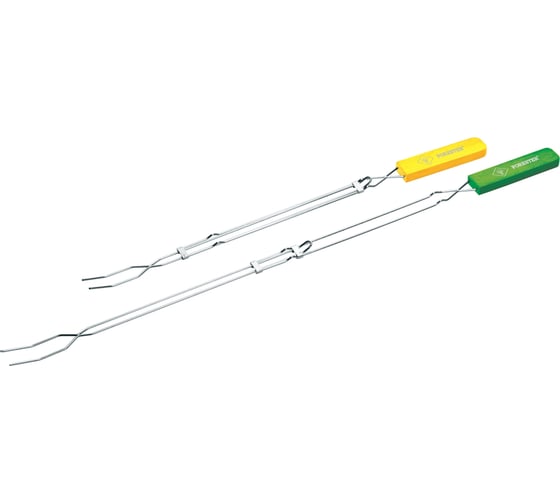 Изображение товара Детские рогатинки-гриль с телескопическими ручками для жарки сосисок, хлеба Forester 2 шт. BQ-B2