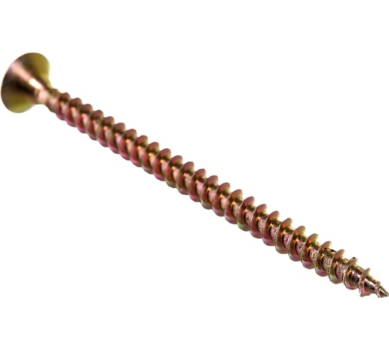 Изображение товара Саморез под дерево КРЕП-КОМП желтый цинк POZY 5х70 200шт жд570ф