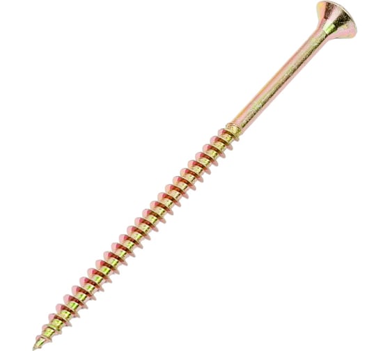 Изображение товара Саморез по дереву КРЕП-КОМП желтый цинк POZY 6х110 50шт жд6110ф