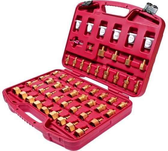 Изображение товара Набор адаптеров для тестирования автокондиционера VW, AUDI в кейсе JTC 4627