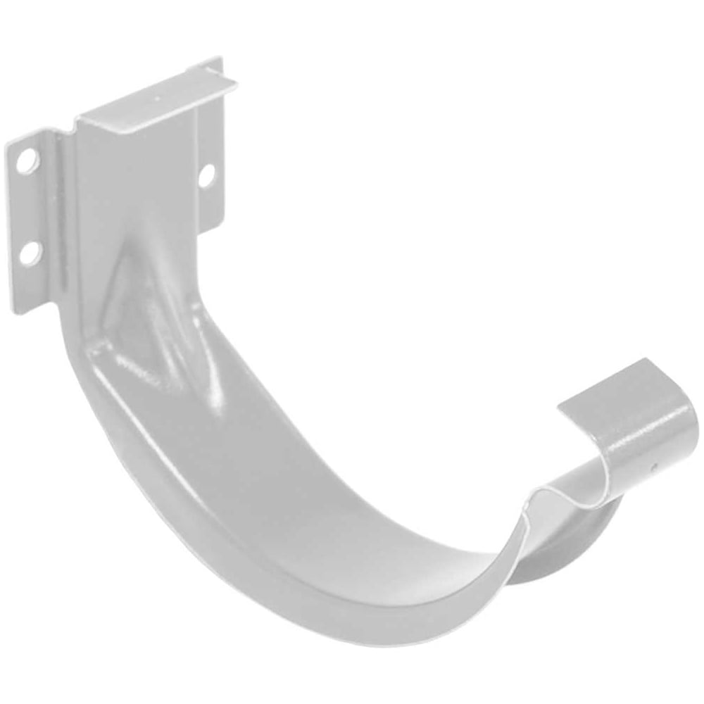 Изображение товара Короткий крюк Grand Line 125 мм белый RAL 9003 для водостоков