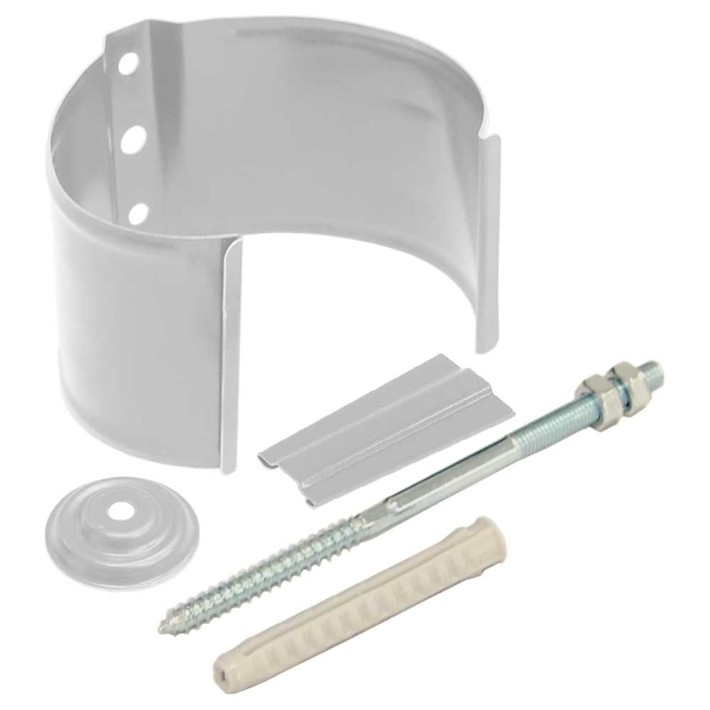 Изображение товара Кронштейн трубы на кирпич Grand Line 90 мм RAL 9003 ШК 100605