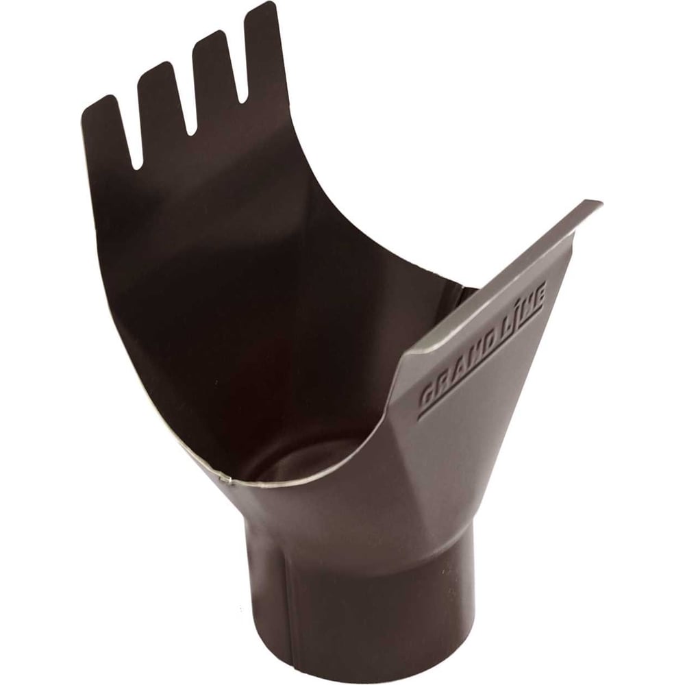 Изображение товара Воронка для канализации Grand Line 125/90 мм коричневая металлизированная