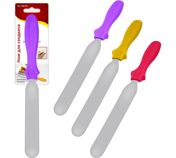 Изображение товара Нож для сэндвича МУЛЬТИДОМ 3 цвета VL80-361